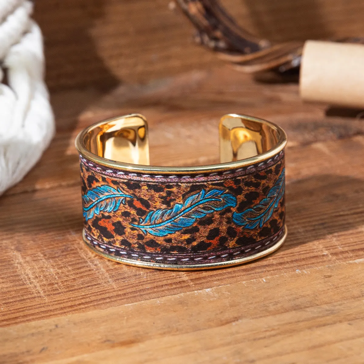 Vintage Vintage Colorful Sunflower Flower Opening Bracelet sold by FloralTrip product image thumbnail 4