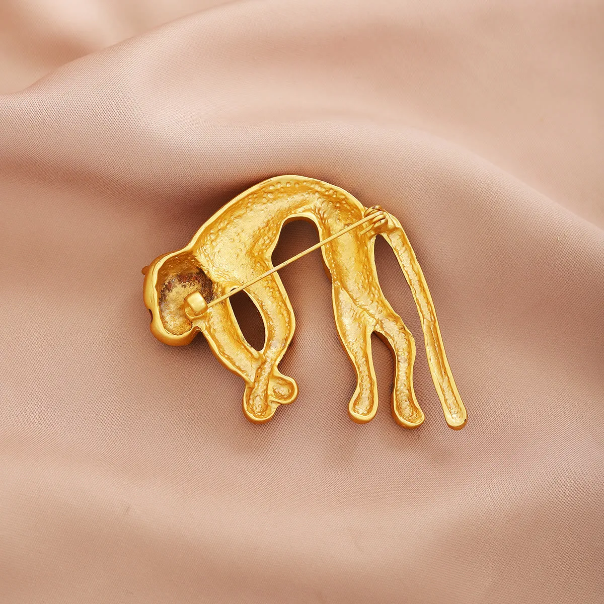 Mid Ancient Style Colorful Oil Dripping Leopard Brooch Accessory sold by FloralTrip product image thumbnail 3