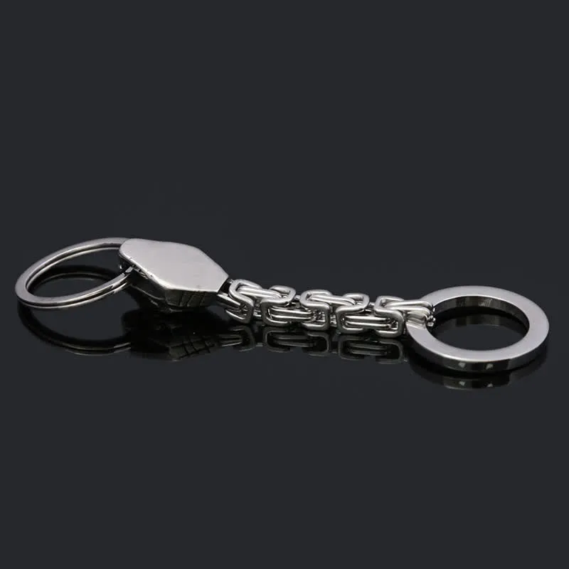 Antique Silver Nordic Viking Style Snake Keychain sold by FloralTrip product image thumbnail 4