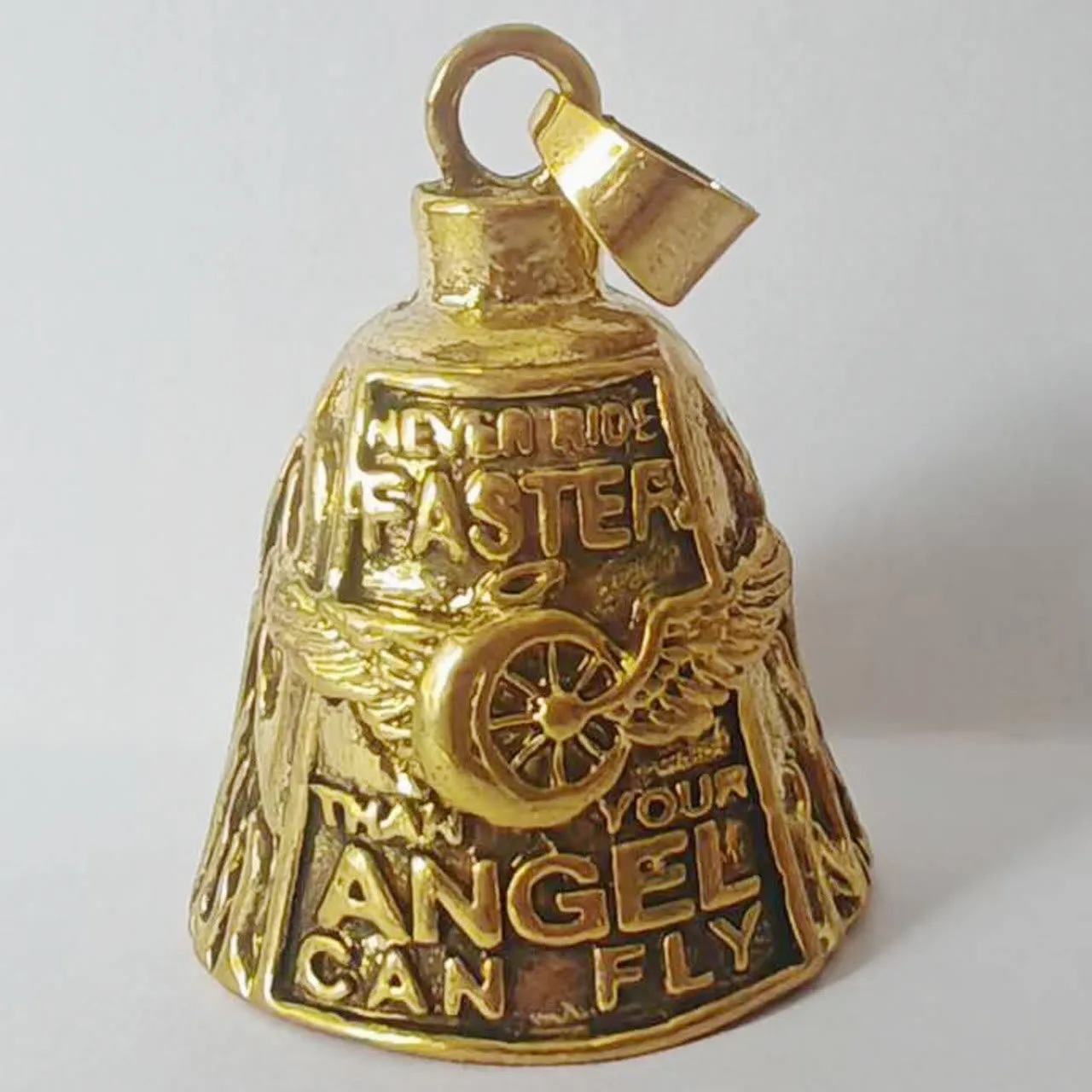 Angel Wing Wheel Lucky Bell Keychain For Riding sold by FloralTrip product image thumbnail 3