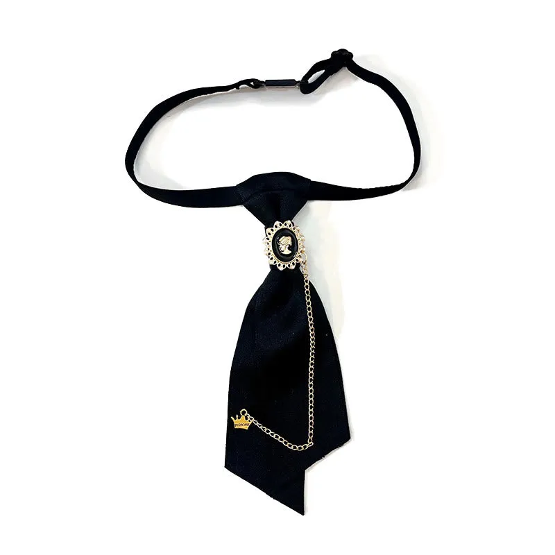 Pre-tied Pure Khaki Queen Women's Necktie sold by FloralTrip product image thumbnail 3
