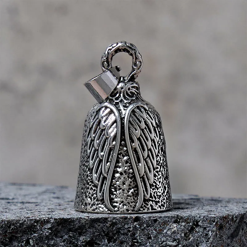 Vintage Angel Wing Motorcycle Bell Keychain sold by FloralTrip product image thumbnail 2