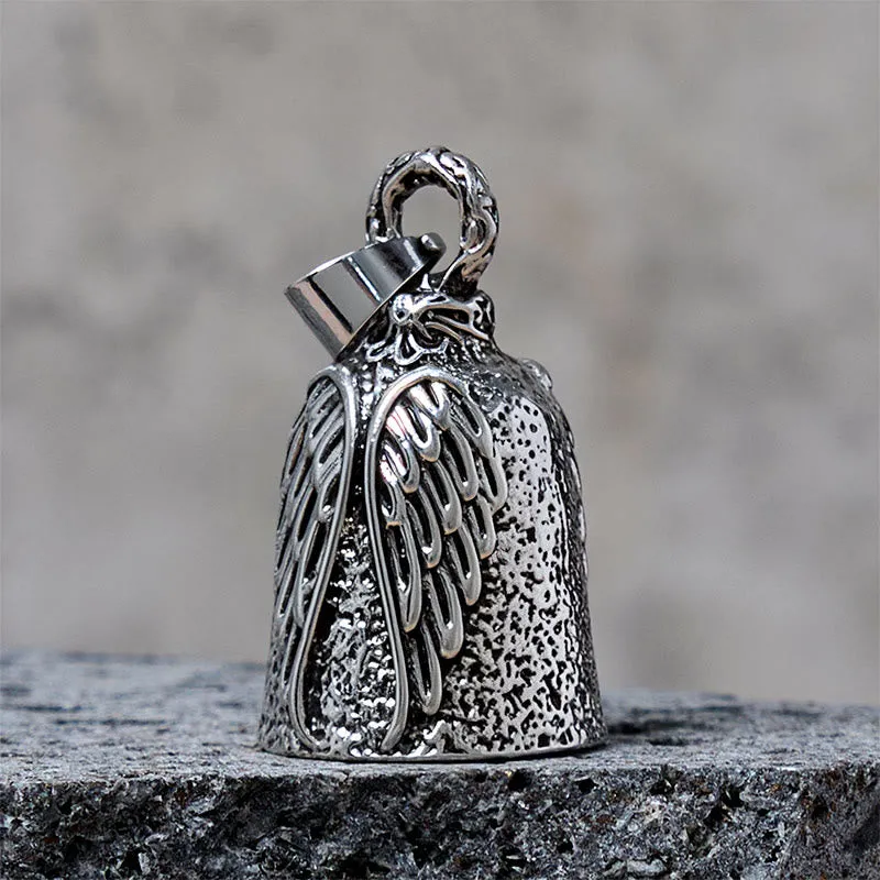 Vintage Angel Wing Motorcycle Bell Keychain sold by FloralTrip product image thumbnail 3