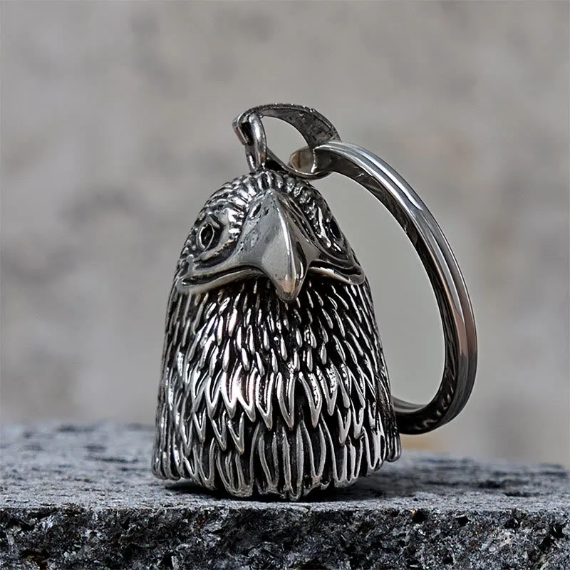 Vintage Bald Eagle Style Riding Bell Keychain sold by FloralTrip