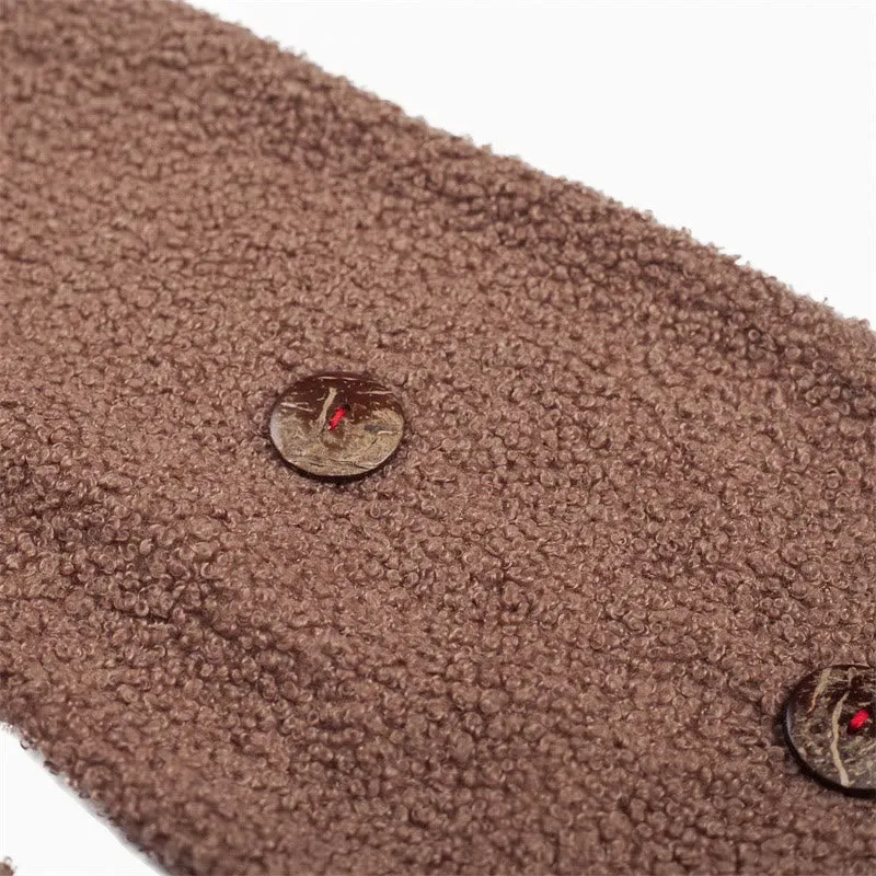 Christmas Brown Cute Elk Winter Warm Scarf sold by FloralTrip product image thumbnail 5