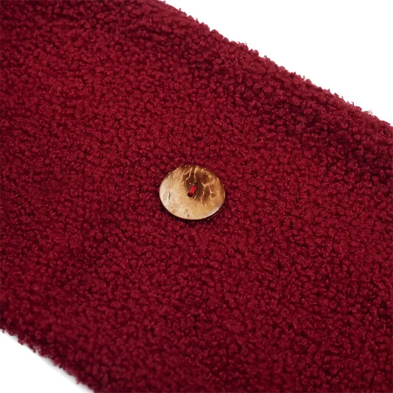 Creative Christmas Santa Claus Red Winter Scarf sold by FloralTrip product image thumbnail 5