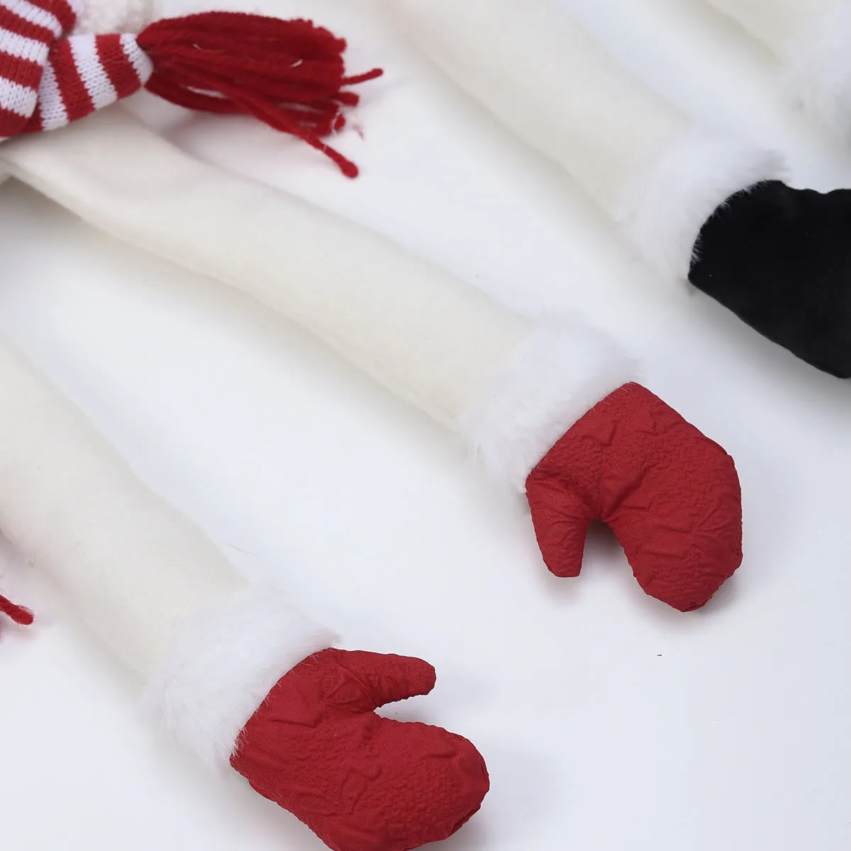 Merry Christmas Red Hat Snowman Winter Knitted Scarf sold by FloralTrip product image thumbnail 4