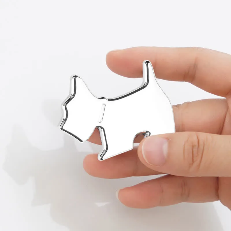 Cute Dog Metal Sticker Car Badge For Pet Lovers sold by FloralTrip product image thumbnail 3
