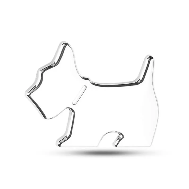 Cute Dog Metal Sticker Car Badge For Pet Lovers sold by FloralTrip product image thumbnail 2