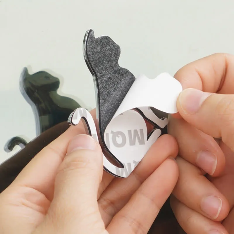 Decorative Cute Cat Pet Metal Sticker Car Badge sold by FloralTrip product image thumbnail 3