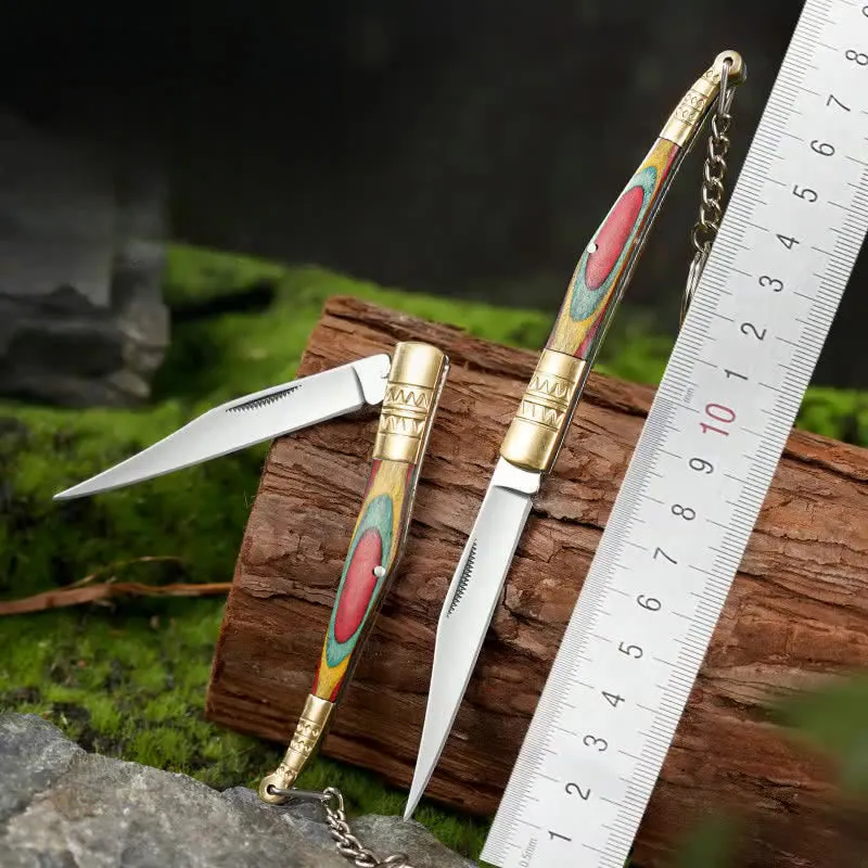 Colorful Handle Outdoor Folding Knife White Crystal Buddha Hand Necklace sold by FloralTrip product image thumbnail 4