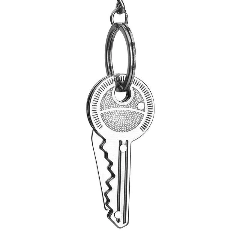 Practical Folding Knife Keychain Sliver Necklace sold by FloralTrip product image thumbnail 2