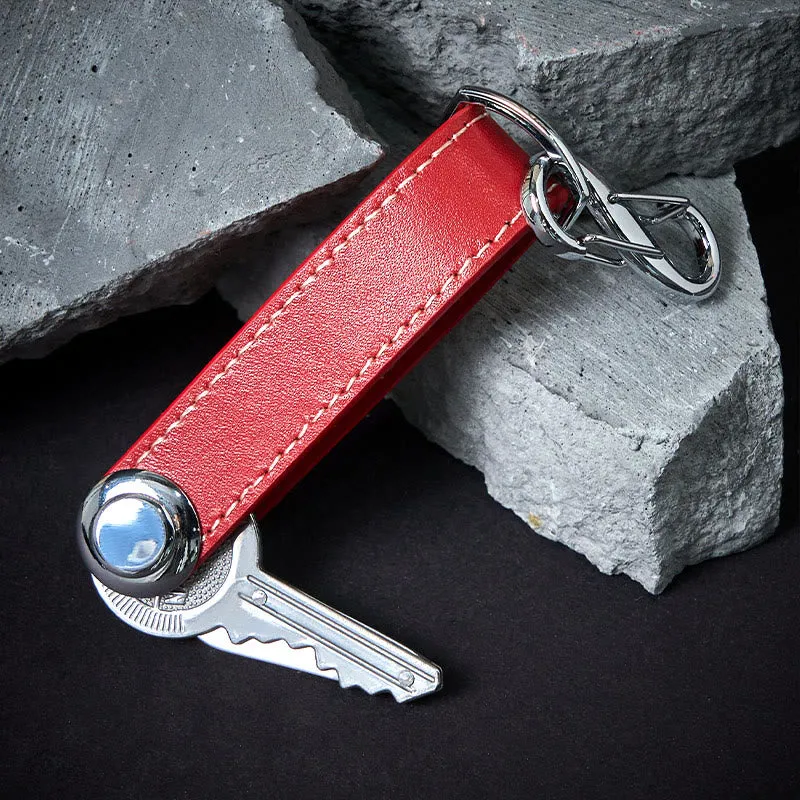 Large Capacity Portable Anti-theft Leather Key Organizer sold by FloralTrip product image thumbnail 5