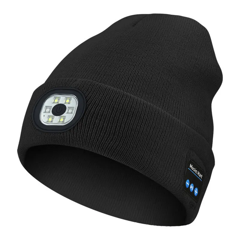 Winter Music & LED Lighting Bluetooth Beanie Hat sold by FloralTrip