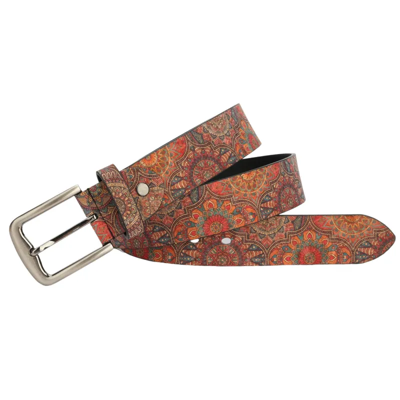 Women's Retro Bohemian Style Rich Flowers Pattern Belt sold by FloralTrip