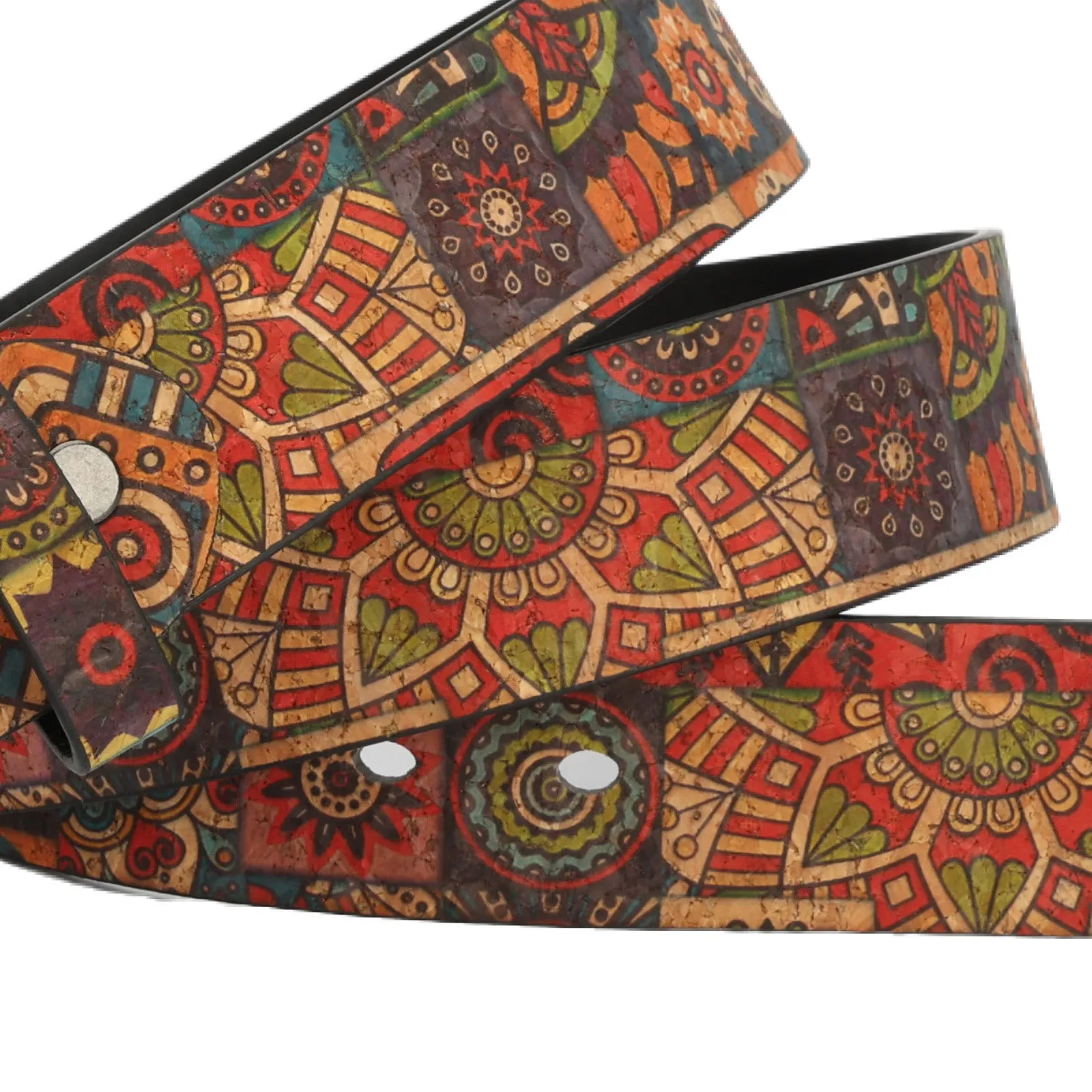 Women's Bohemian Plant Round Pattern Leather Belt sold by FloralTrip product image thumbnail 5