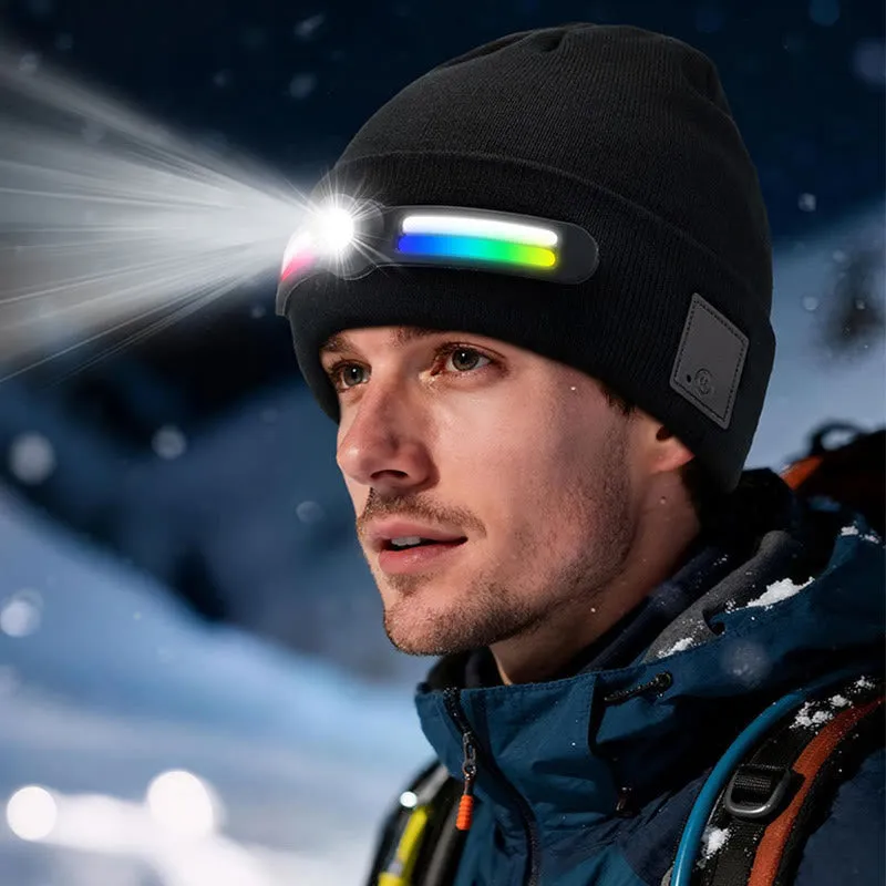 Winter LED Lighting RGB Mode Knitted Beanie Hat sold by FloralTrip product image thumbnail 3