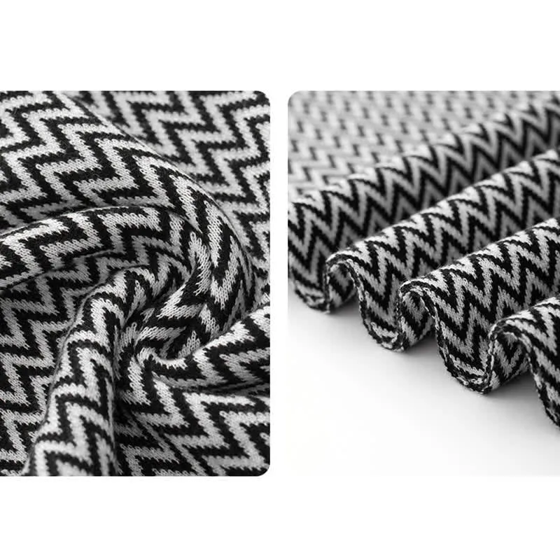 Men's Chevron Pattern Sleek Business Scarf sold by FloralTrip product image thumbnail 4
