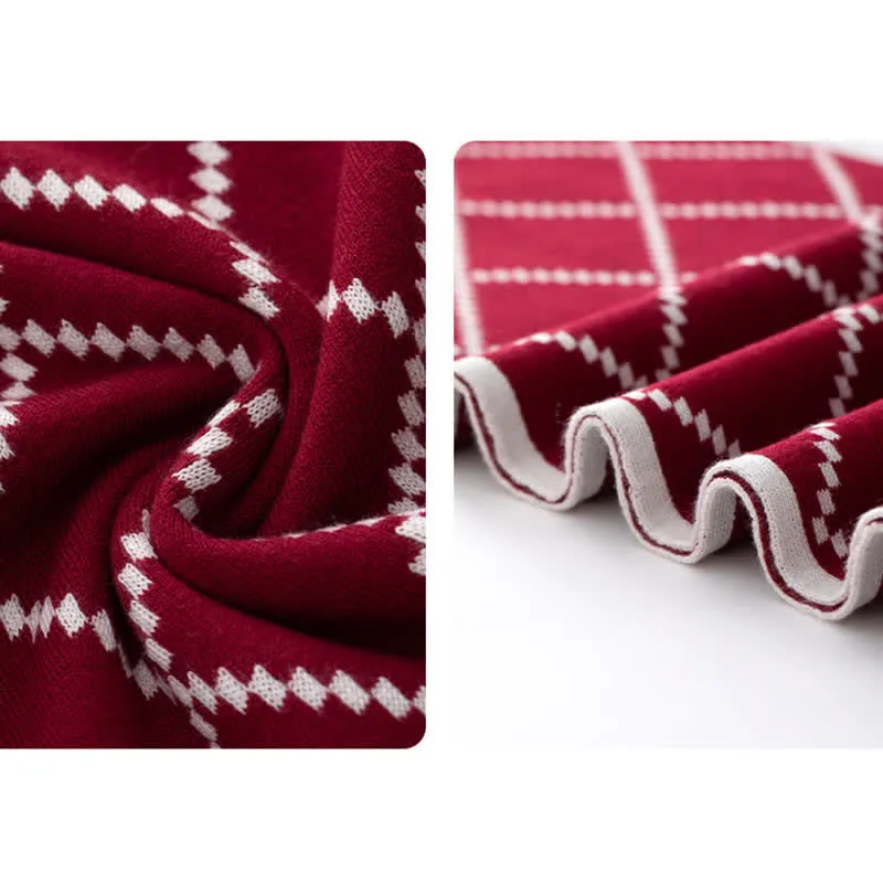 Men's Corporate Elegance Diamond Pattern Business Scarf sold by FloralTrip product image thumbnail 5