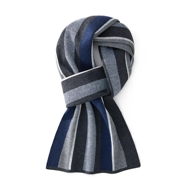 Men's Modern Professional Striped Business Scarf sold by FloralTrip product image thumbnail 4