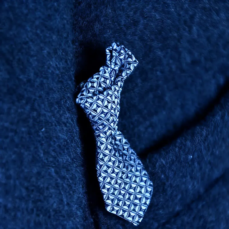 Men's Creative Mini Necktie Shape Wedding Cloth Lapel Pin sold by FloralTrip