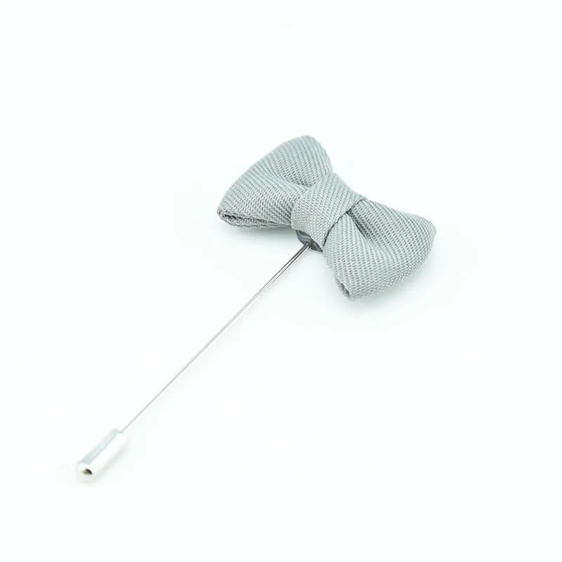 Men's Wedding Boutonniere Bow Tie Shape Cloth Lapel Pin sold by FloralTrip product image thumbnail 3