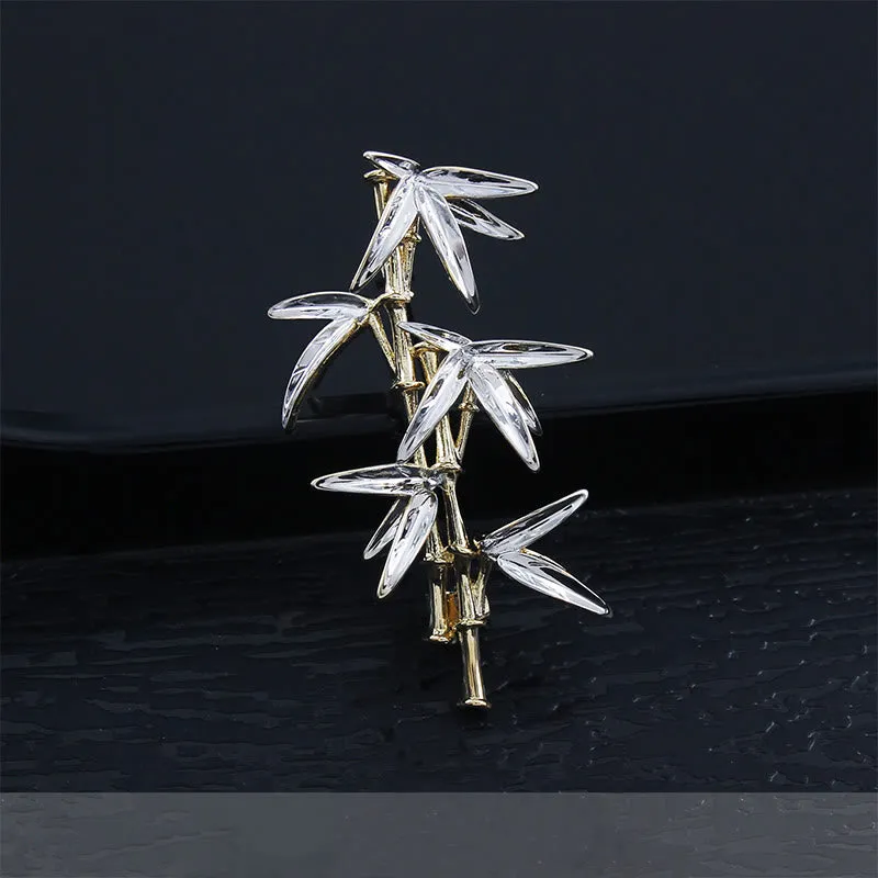 Men's Exquisite Panda Pearl Bamboo Brooch sold by FloralTrip product image thumbnail 3