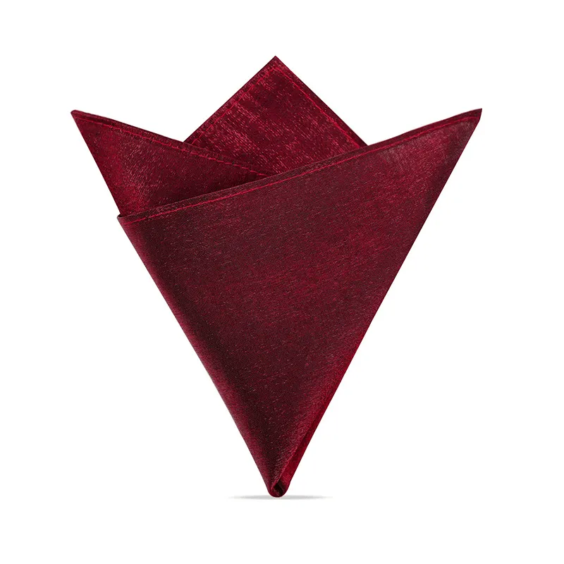 Men's Gentleman Solid Color Pocket Square For Suit sold by FloralTrip
