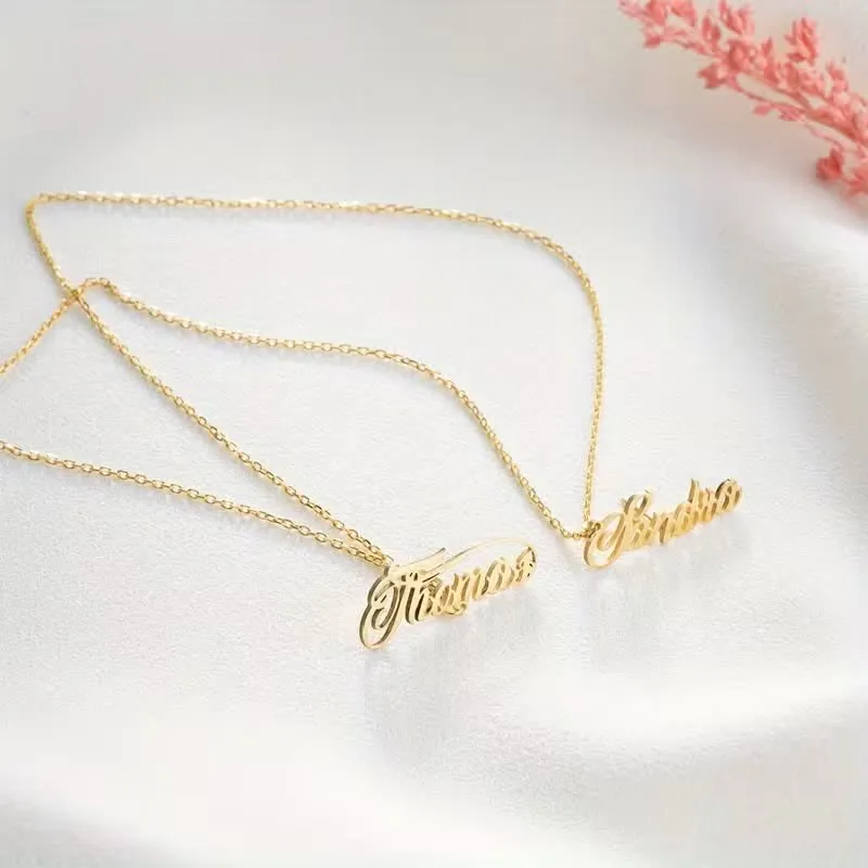 Elegant Chic Custom Names Brooch With Chain sold by FloralTrip product image thumbnail 4