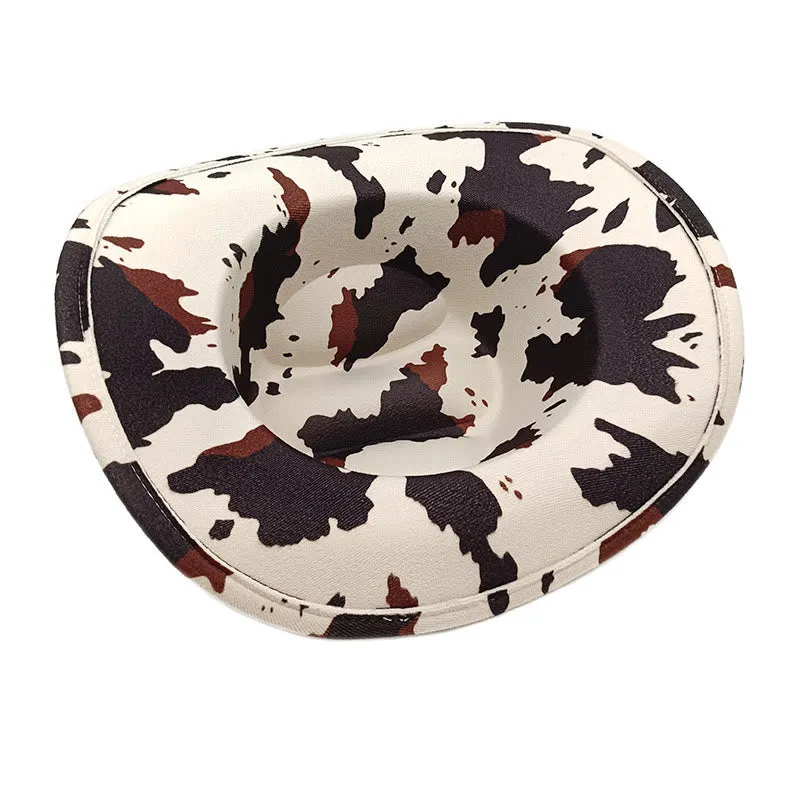 Men's Silver Long Horned Bull Belt Cow Pattern Cowboy Hat sold by FloralTrip product image thumbnail 5