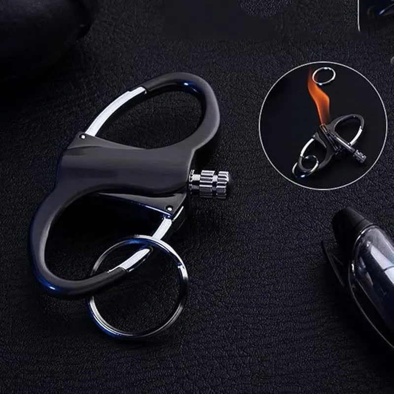 Dual Ring Keychain Matchstick Reusable Kerosene Lighter sold by FloralTrip