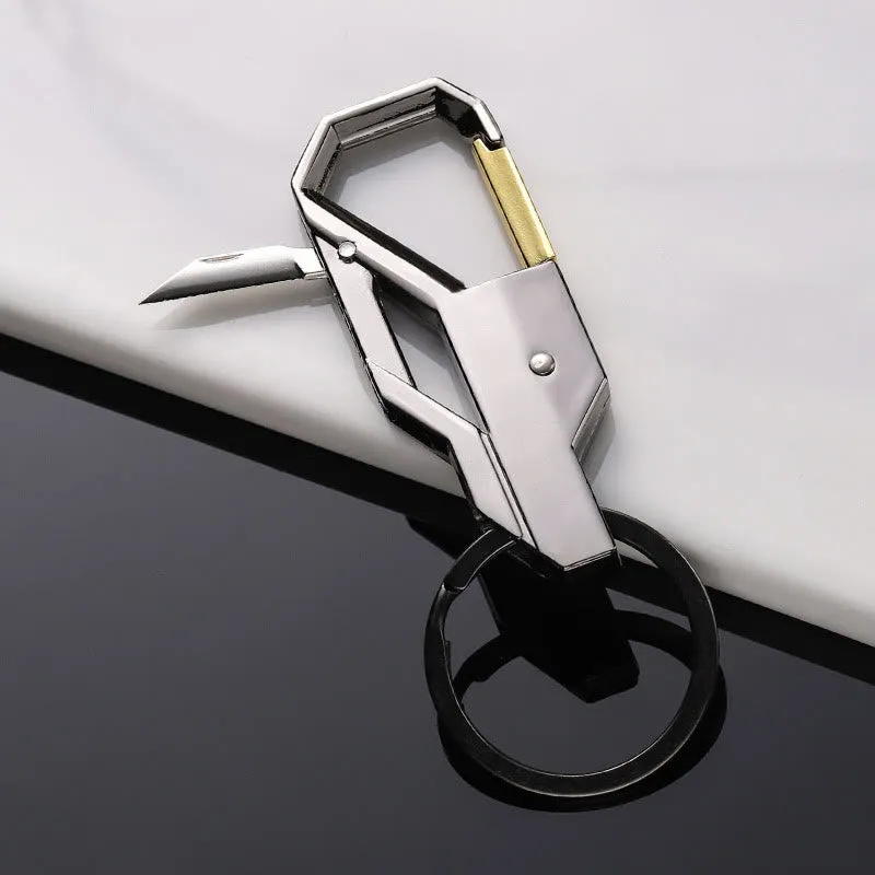 Multi Functional Practical Metal Keychain With Knife sold by FloralTrip product image thumbnail 4