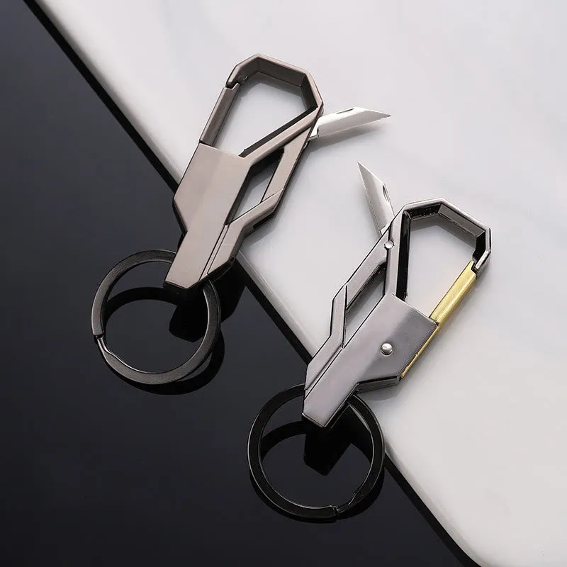 Multi Functional Practical Metal Keychain With Knife sold by FloralTrip