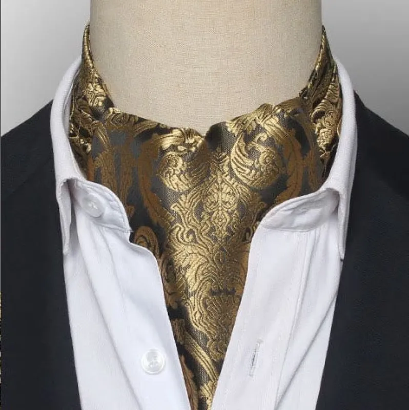 Men's Gorgeous Floral Patterned Suit Cravat sold by FloralTrip