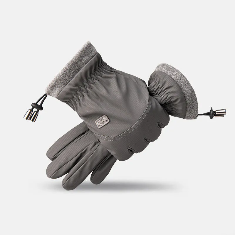 Men's Winter Outdoor Waterproof Warm Touchscreen Gloves sold by FloralTrip product image thumbnail 2