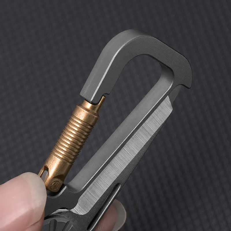 Titanium Alloy Folding Knife Climbing Keychain sold by FloralTrip product image thumbnail 3