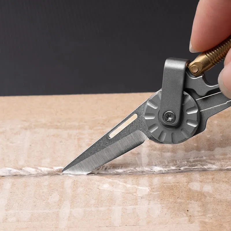 Titanium Alloy Folding Knife Climbing Keychain sold by FloralTrip product image thumbnail 2