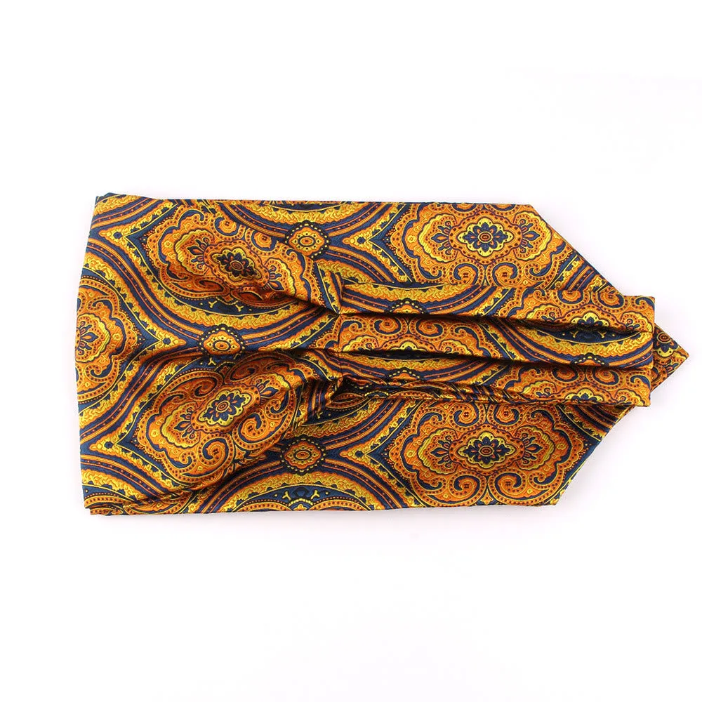 Men's British Retro Elegant Printed Cravat For Suit Shirt sold by FloralTrip product image thumbnail 5