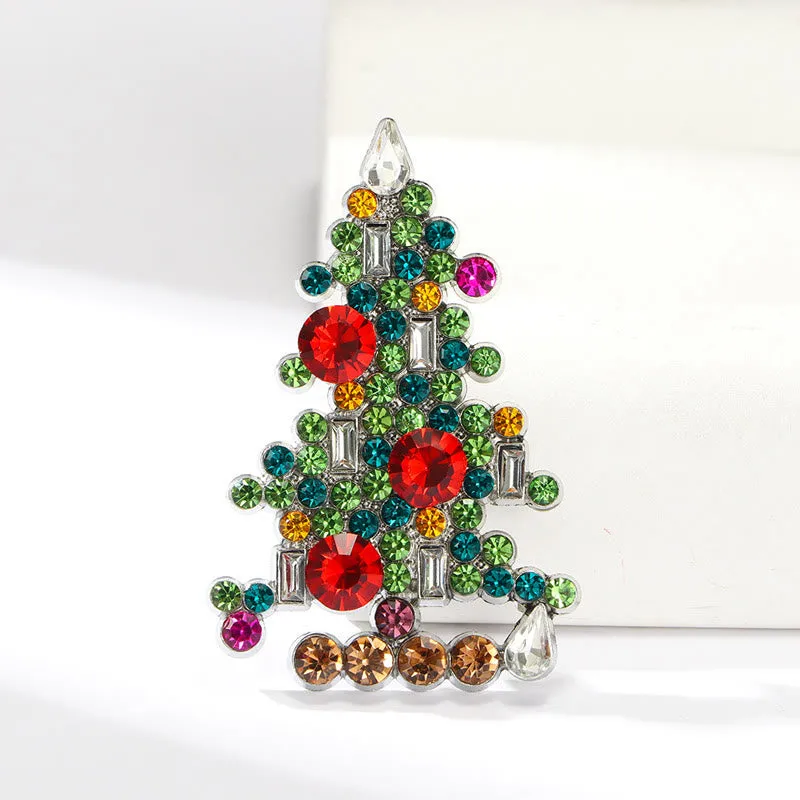 Exquisite Diamond Studded Christmas Tree Brooch sold by FloralTrip product image thumbnail 4
