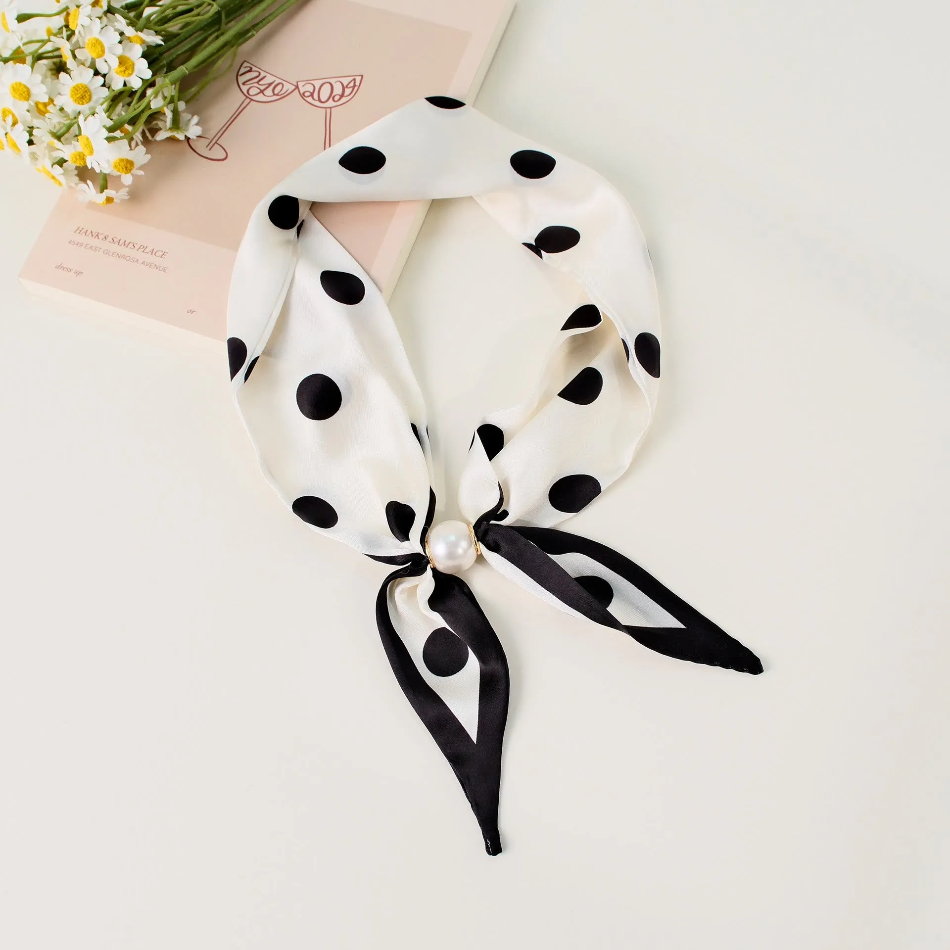 Women's Elegant Retro Pattern Square Scarf sold by FloralTrip product image thumbnail 2