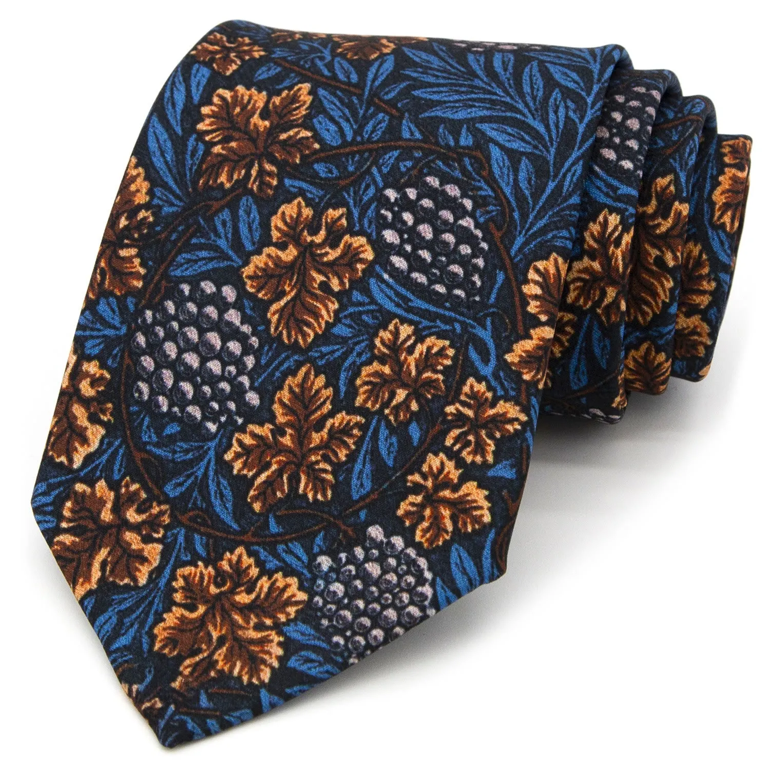Men's Timeless Style Retro Floral Print Wide Necktie sold by FloralTrip product image thumbnail 5