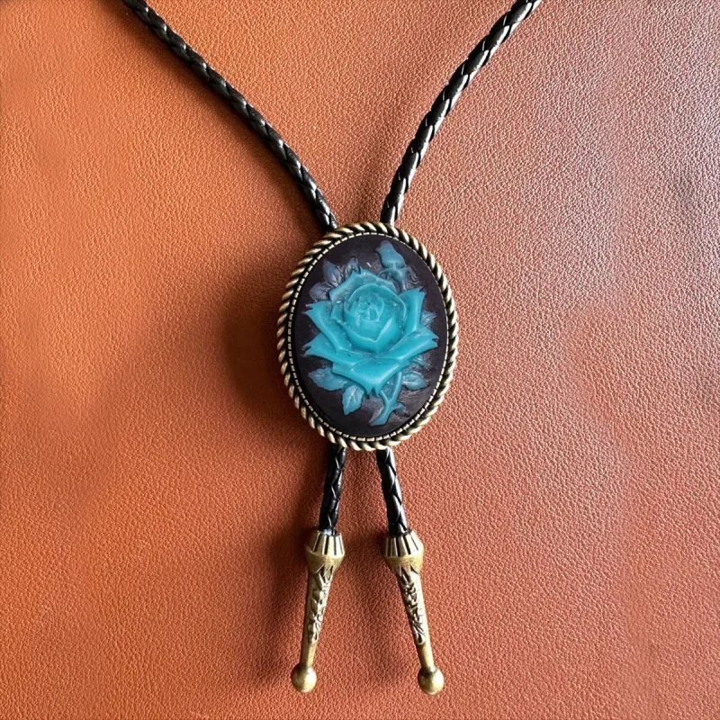 Western Cowboy Knight Creative Bull Head Bolo Tie made by FloralTrip