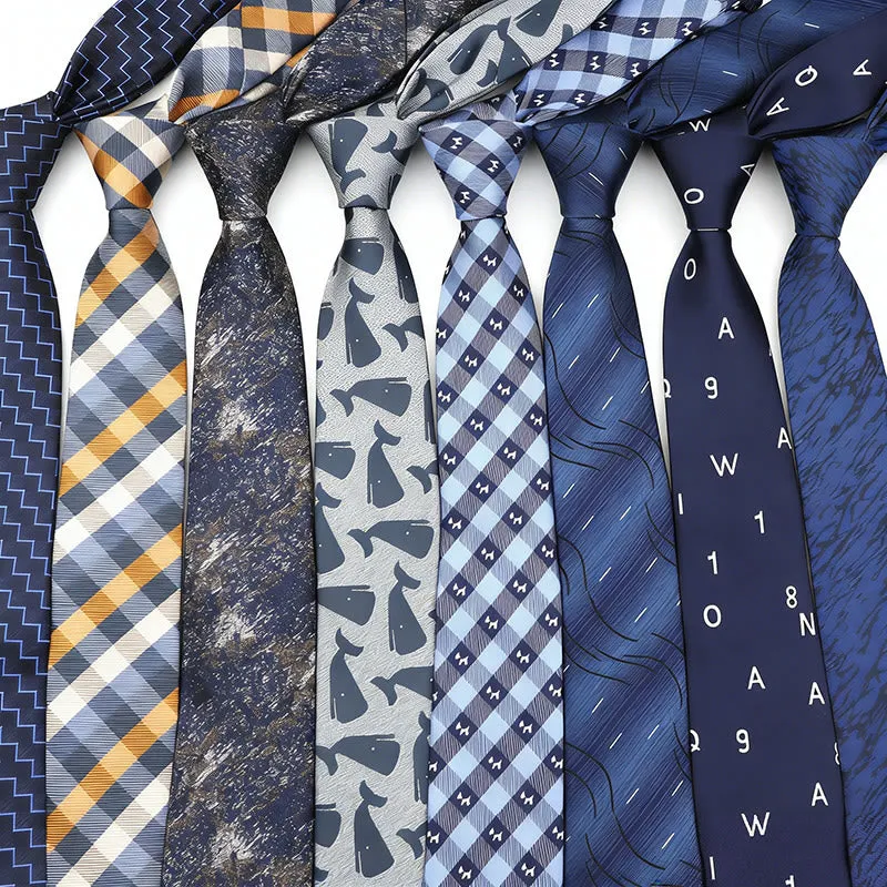 Men's Business And Leisure Printed Necktie made by FloralTrip