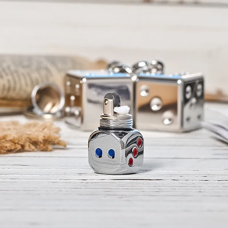 Playful Mini Dice Refillable Pocket Lighter Keychain sold by FloralTrip product image thumbnail 3