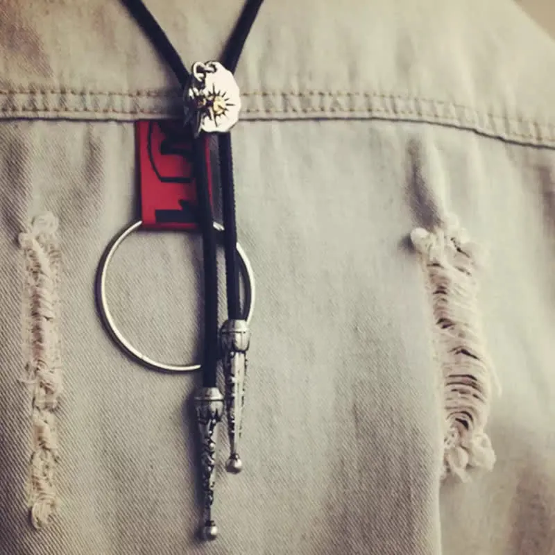 Retro Indian Totem Rotating Eagle Bolo Tie sold by FloralTrip product image thumbnail 3