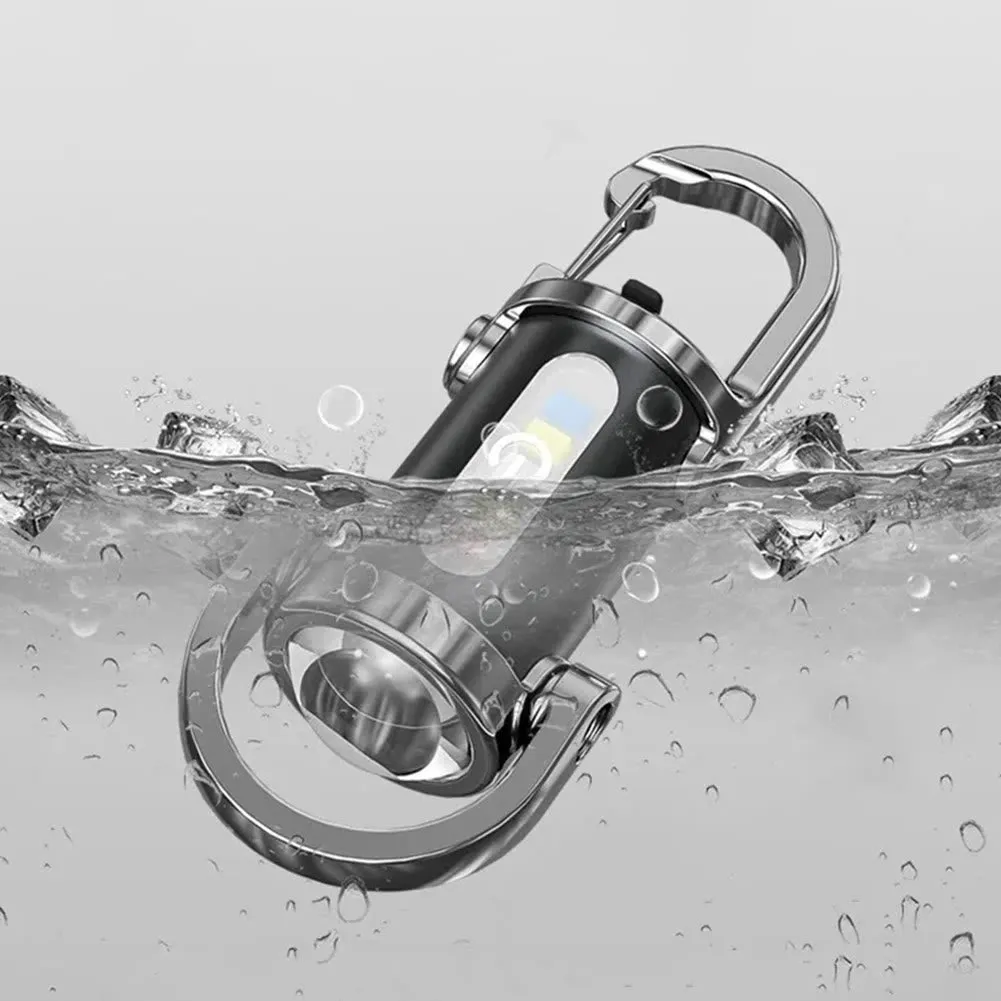 Multifunctional Waterproof Mini LED Flashlight Portable Keychain sold by FloralTrip product image thumbnail 2