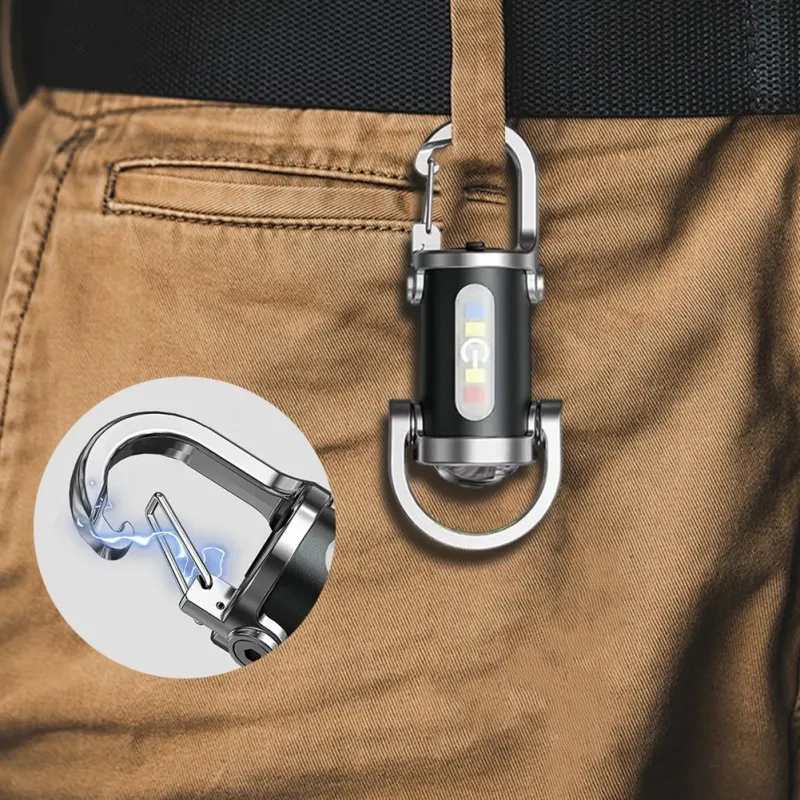 Multifunctional Waterproof Mini LED Flashlight Portable Keychain made by FloralTrip