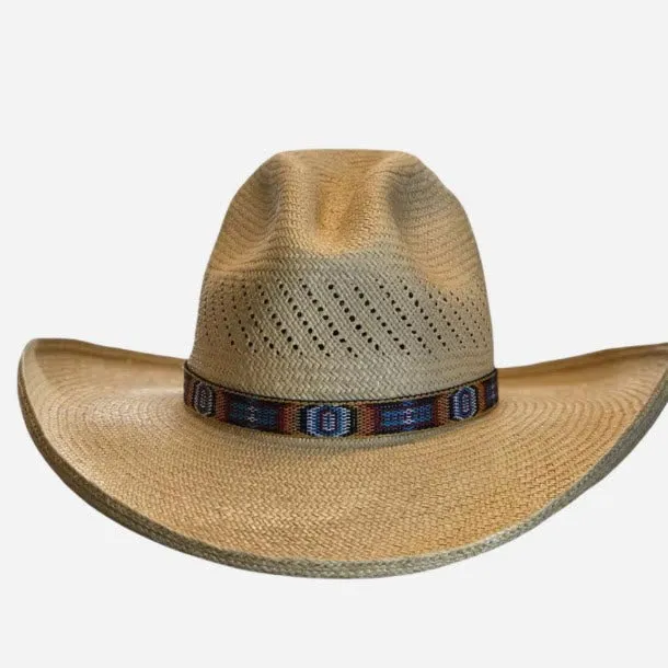 Men's Structured Western Cowboy Paper Straw Hat sold by FloralTrip