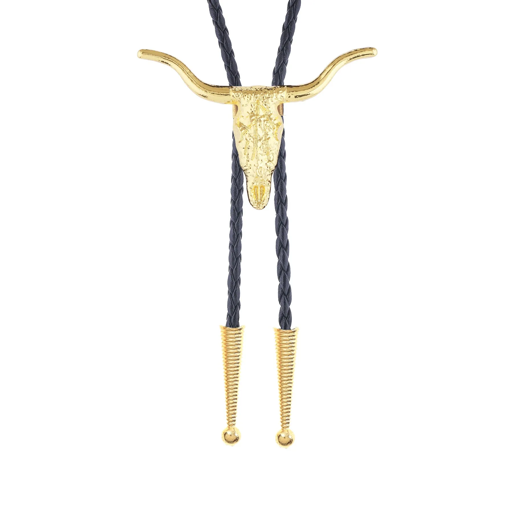 Retro Longhorn Bull Skull Bolo Tie sold by FloralTrip product image thumbnail 4