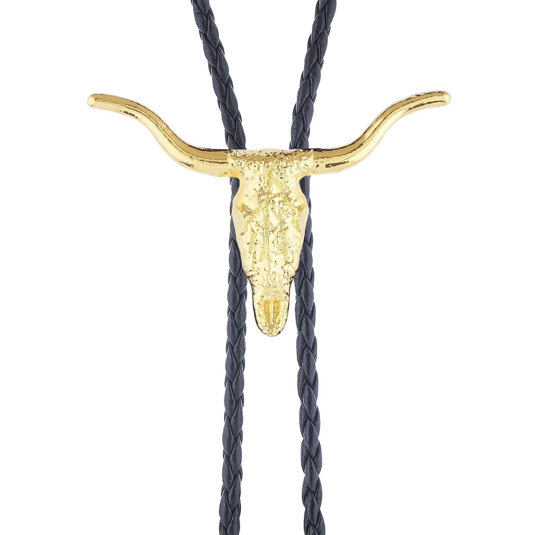 Retro Longhorn Bull Skull Bolo Tie sold by FloralTrip product image thumbnail 5